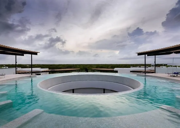 Panoramic 1-br Studio,garden, 360º Pool & Gym Casa vacanze Tulum