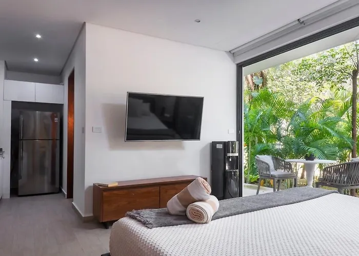 Panoramic 1-br Studio,garden, 360º Pool & Gym Tulum